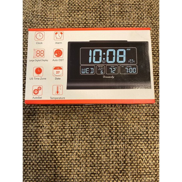 Dreamsky Other Dreamsky Compact Digital Alarm Clock Ds33bw Large